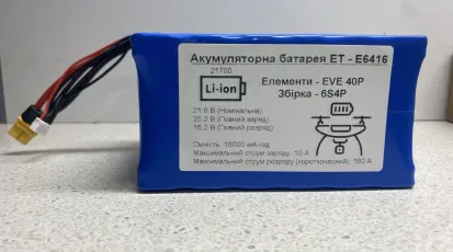 Ether Technology Акумуляторна батарея